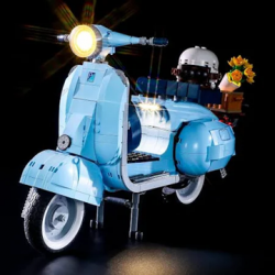 LEGO scooter bleu