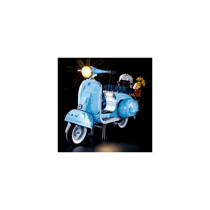 LEGO scooter bleu